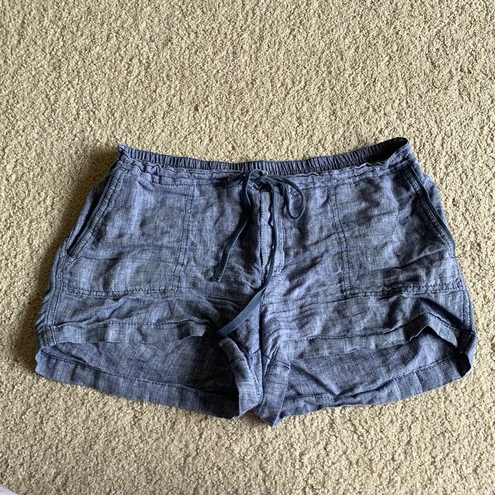Caslon Relaxed Chambray Drawstring Shorts